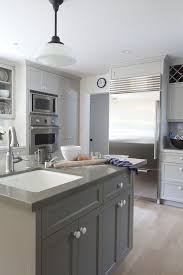 Von Fitz Design Kitchens Benjamin Moore Brushed Aluminum Gray Kitchen Gray Cab Grey Kitchen Cabinets White Kitchen Paint Diy Kitchen Cabinets Painting