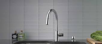 A concentrated jet powers away stubborn messes while an innovative shield of water contains splatter and clears off the mess, so you. Trask Kitchen Collection Delta Faucet