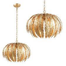 Buy leaf ceiling light and get the best deals at the lowest prices on ebay! Gold Leaf Pendant Light Delphine Furniture123