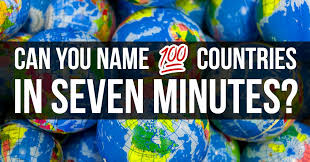 Even though it doesn't seem as important as oth. Can You Name 100 Countries In Seven Minutes