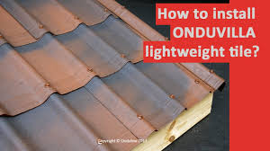 How To Install Onduvilla Lightweight Tile Youtube Onduline, the lightweight roofing expert, has been designing innovative roofing sheets, roofing tiles and sky lights for about 80 years. how to install onduvilla lightweight tile