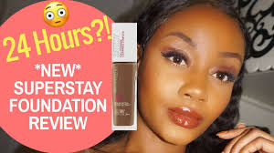 24 Hr Foundation Maybelline Superstay Review Black Women 356 Warm Coconut Youtube Which shade is lighter 355 coconut or 356 warm coconut ?
