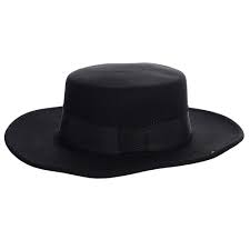 Fashion Vintage Flat Top Wide Brim Round Wool Felt Fedora Hat Unbranded Vintage Flats Fedora Hat Wide Brimmed