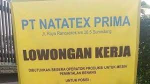 Natatex prima yang umumnya menggunakan mesin jenis ini dengan spesifikasi berbeda. Lowongan Kerja Pt Natatex Prima 2020 Jl Rancaekek Lowongankerjacareer Com