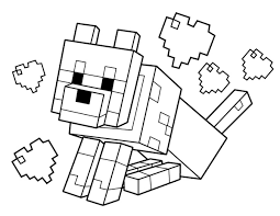 Coloring page to print or download and color for your kids. Minecraft To Color For Children Minecraft Kids Coloring Pages