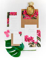 Tropical Wedding Invitation Bougainvillea Flower Tropical Etsy Fun Wedding Invitations Tropical Wedding Invitations Tropical Invitations