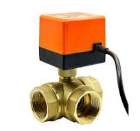 Электрический шаровой кран латунный 3-ходовой, 1-1/4", 12VDC, T Type —  купить по низкой цене на Яндекс Маркете