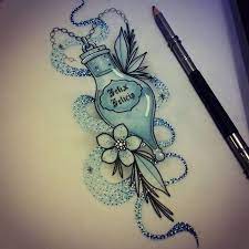 Tattoo Sketch Felixfelicis Harrypotter Tattoos Harry Potter Tattoos Harry Potter Drawings
