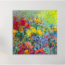 Learn how to paint flowers in this, step by step, acrylic painting tutorial with artist ashley krieger. Clay Flowers Acrylic Painting Print On Canvas Abstract Flowers Watercolor Landscape Home Living Decor Buy Wall Painting Art Painting Painting Product On Alibaba Com