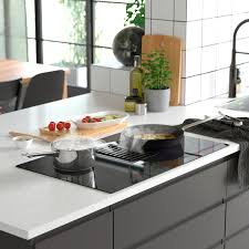 Fordelaktig Black Induction Hob Integrated Extractor Ikea Kitchen Room Design Open Plan Kitchen Ikea Kitchen Island