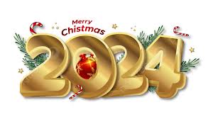 2024 Merry Christmas New Year Style Vector, 2024, New Year 24, Christmas  PNG and Vector with Transparent Background for Free Download