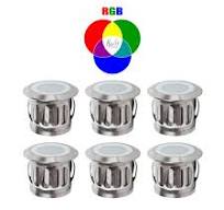 HV2826 - Flame 316 Stainless Steel 6 X 0.5w Deck Light Kits