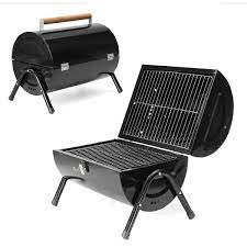 Portable Barrel Bbq Barbecue Grill Folding Garden Outdoor Camping Meat Party Barrel Bbq Barbecue Grill Portable Barbecue