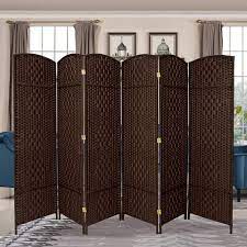 1,023 dark wood room divider products are offered for sale by suppliers on alibaba.com, of which screens & room dividers accounts for 15%, doors there are 223 suppliers who sells dark wood room divider on alibaba.com, mainly located in asia. Rhf 6 Ft Tall 19 X Wide Diamond Weave Fiber Room Divider Double Hinged 6 Panel Room Divider Screen Room Dividers And Folding Privacy Screens 6 Panel Freestanding Room Dividers Dark Coffee 6 Panel Buy Online In
