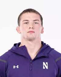 Bates and Mayfield Podium, Punch NCAA Tickets at B1G Championships