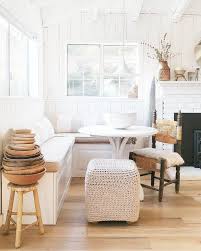 Banquette is an upholstered bench with or without cushion along a wall, especially in a restaurant or bar. Pin On Kahara House