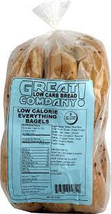 We scanned the bread aisles to find the least and most healthy store bought bagel. Great Low Carb Bread Co Low Calorie Everything Bagels 3 Bags Amazon Com Grocery Gourmet Food