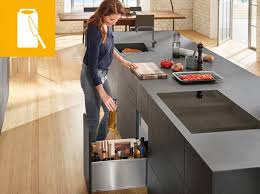 Set the size of the kitchen and then begin with the basics. Ideas For Practical Kitchens Blum