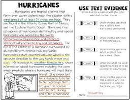 Hurricanes Unit Natural Disasters Tpt Digital Activity Distance Learning Text Evidence Hurricanes Activities Reading Graphic Organizers