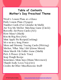 Our activities are widely used by teachers, moms, dads, child care providers etc. Mothers Day Preschool Theme