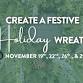 Create a Festive Holiday Wreath event image