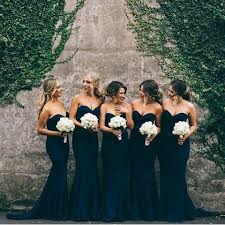 Black And Blue Wedding Party I Never Thought I Would Like Dark Blue As A Wedding Color But The More Pictures I See The More I Love It Bridesmaid Dream Wedding Wedding