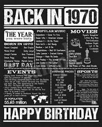 Birthday Gift For 50 Year Old Man Who Has Everything Uk 1970 Birthday Gift Uk Version What Happened 1970 Back In Etsy In 2020 50th Birthday Party Decorations 50th Birthday Decorations 50th Birthday Quotes