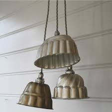 vintage jelly mould pendant lights