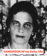 Ma Della", Ella, Louisa HANDERSON : généalogie par André Michel SNOW  (asnow)