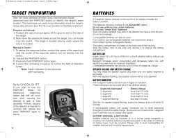You should now be hunting places where you can use your metal detecting experience to find items. F19md Metal Detector User Manual F19 Manual Printer First Texas Products