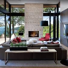 Concept Of Stone Texture With Flat Wall Surrounding Living Room Design Modern Modern House Design Modern Living Room