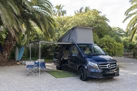 Press Test Drive New Mercedes Benz V Class And Marco Polo Sitges Spain 2019 Daimler Global Media Site