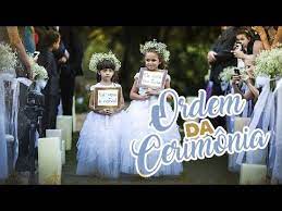 A Ordem De Entrada Na Cerimonia De Casamento Youtube A inteno era simbolizar o amor que eles tinham um pelo outro, o que os faria flutuar. a ordem de entrada na cerimonia de casamento