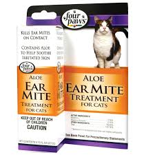 If your cat won't allow you to apply topical treatments to his or her fur, you can try mixing a small amount (less than a teaspoon) of cumin into your cat's food. Four Paws Ear Mite Remedy For Cats 3 4 Oz Buy Online At Best Price In Uae Amazon Ae