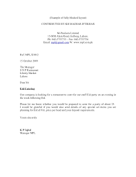 Full Block Letter Format Letter
