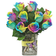 Flowery wallpaper dye flowers flowers rainbow tie dye roses rose art party creative dye. Rainbow Roses Ashland Addison Florist Co