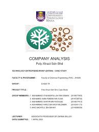 The company is run by professional engineers with good technical knowledge and project management skills. Ent600 Case Study Report Bts Hb Marketing Strategy Swot Analysis