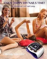 Amazon.com: UV LED Nail Lamp, Gugusure 168W Nail Curing Lamps for Home &  Salon, Led Nail Dryer for Gel Polish with Automatic Sensor/4 Timer Setting,  ...