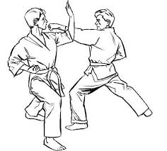 Karate Kid Karate Kid On Counter Attack Coloring Page Karate Coloring Pages Practice Martial Arts
