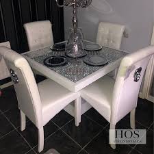 Wow This Incredible White Mirror Crush Dining Table Is Only 349 99 Diningtable Glitterfurniture Sparklefurniture Cust Dining Living Room Grey Dining Table