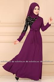 Modaselvim Elbise Pul Payetli Tesettur Elbise 2223ms212 Murdum Model