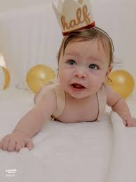 Celebrate Your Baby's Half Birthday with Mini Cakes and Memorable  Photoshoots