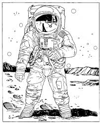 Astronaut Coloring Page for Adult - Get Coloring Pages