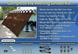 Rv Awning Shade Motorhome Awning Screen Kit 10x16 Brown You Can Find Out More Details At The Link Of The Image It Is Amazon Awning Shade Rv Awning Rv Shades