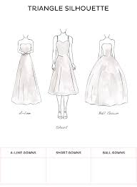 Wedding Dress Style Triangle Style Wedding Dresses From