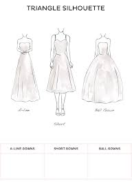 wedding dress style triangle style wedding dresses from