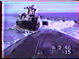 sub sinks a tug boat (there goes the