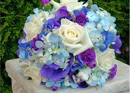 An order of purple and blue wedding bouquets usually includes not only a small bouquet of a bride, but also a boutonniere from the same collection, which the transport, that delivers you purple and blue wedding bouquets is equipped with a device for creating comfortable for flowers microclimate. Elegant Purple Wedding Bridal Bouquets Blue Wedding Flowers Flower Bouquet Wedding Purple Wedding Flowers