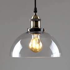 Glas Hängeleuchte Vintage Retro Pendelleuchte Blackburn Loft