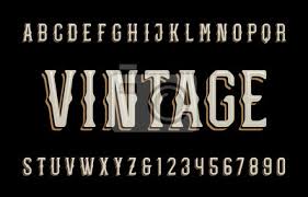 Type the alphabet in order (or according to the mode you select) as fast as you can without any mistakes! Vintage Alphabet Font Old Type Letters And Numbers Stock Vector Fototapete Fototapeten Schreiben Retro Rudimente Myloview De
